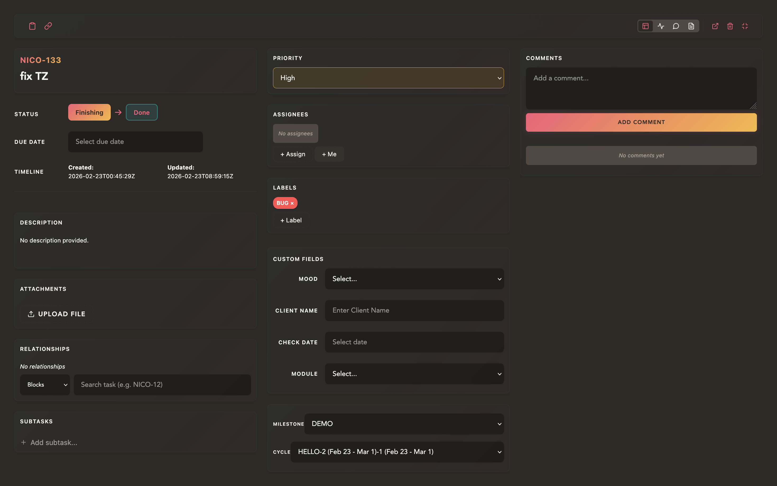 Full Screen Task View